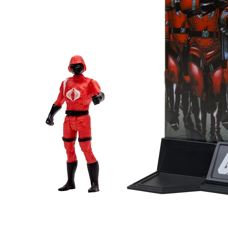 McFarlane Toys G.I. Joe Cobra Commander and The Crimson Guard 3-in Figure Set with 2 Comics