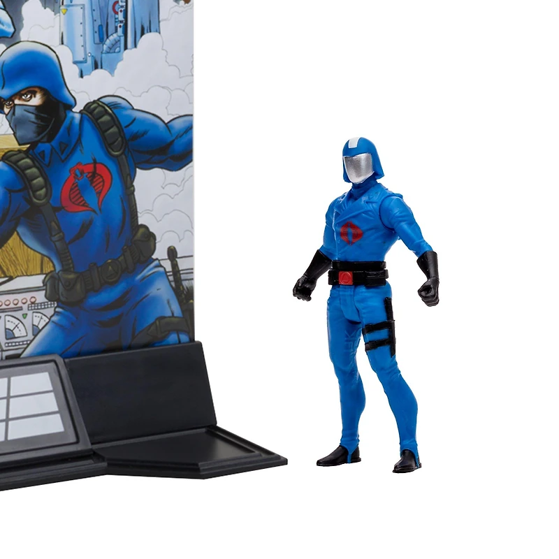 McFarlane Toys G.I. Joe Cobra Commander and The Crimson Guard 3-in Figure Set with 2 Comics