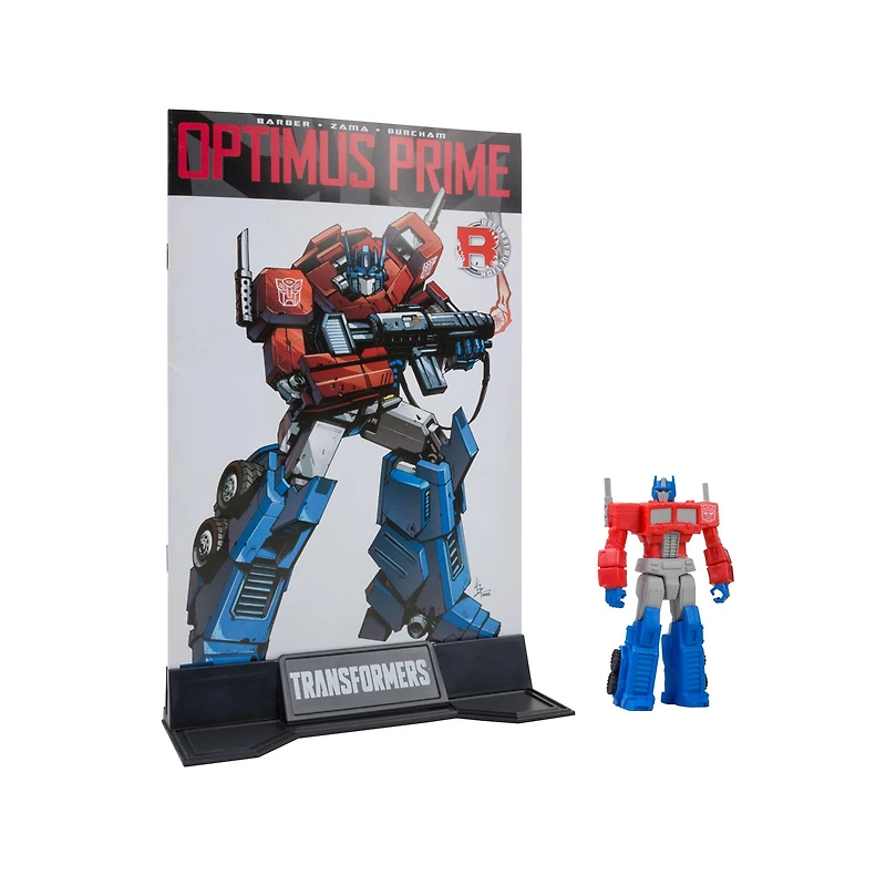 McFarlane Toys Transformers Optimus Prime and Megatron 3-in Figure Set with 2 Comics