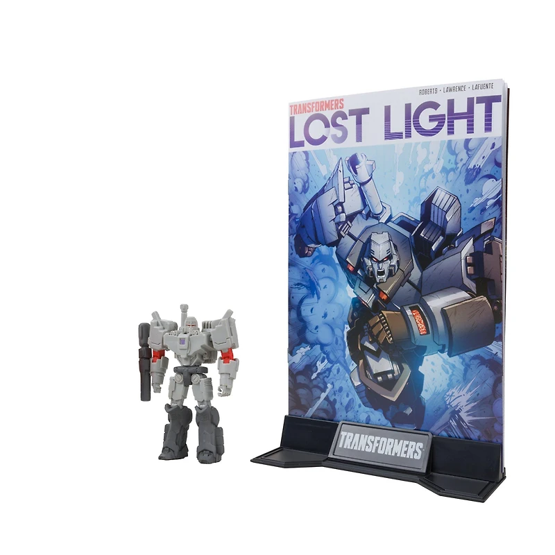 McFarlane Toys Transformers Optimus Prime and Megatron 3-in Figure Set with 2 Comics