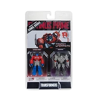 McFarlane Toys Transformers Optimus Prime and Megatron 3-in Figure Set with 2 Comics