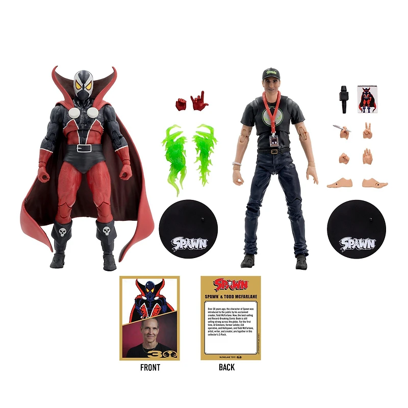 McFarlane Toys Spawn - Spawn and Todd McFarlane 30th Anniversary Action Figures 2-Pack