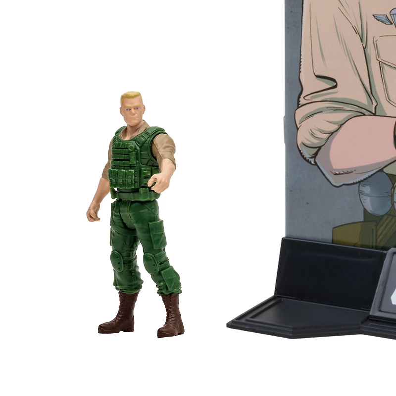 McFarlane Toys G.I. Joe Duke and Snake Eyes 3-in Figure Set with 2 Comics