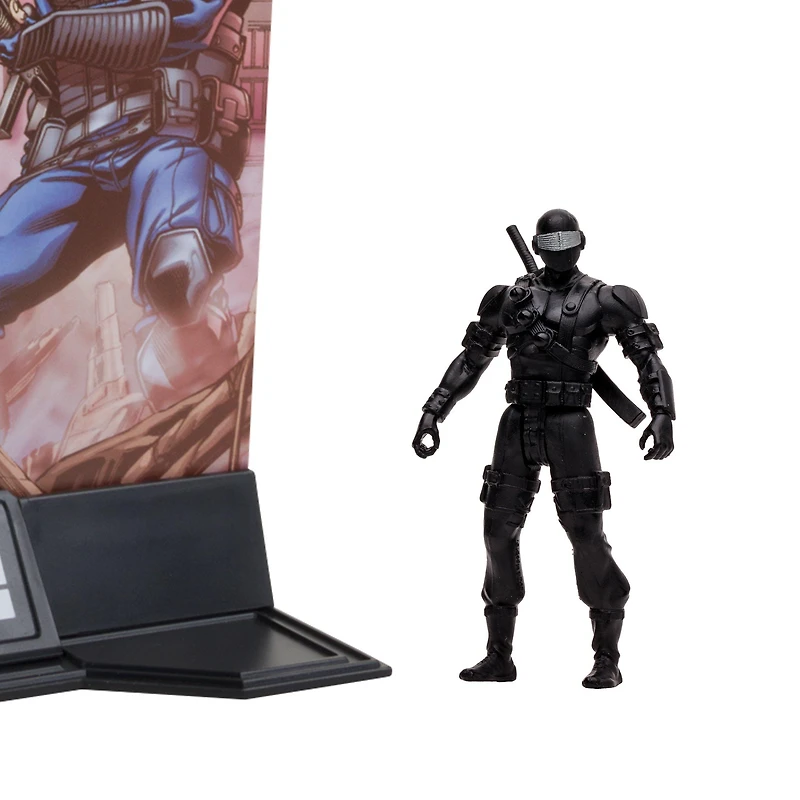 McFarlane Toys G.I. Joe Duke and Snake Eyes 3-in Figure Set with 2 Comics