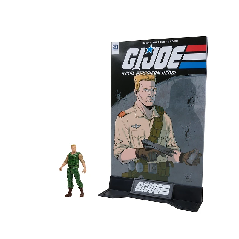 McFarlane Toys G.I. Joe Duke and Snake Eyes 3-in Figure Set with 2 Comics