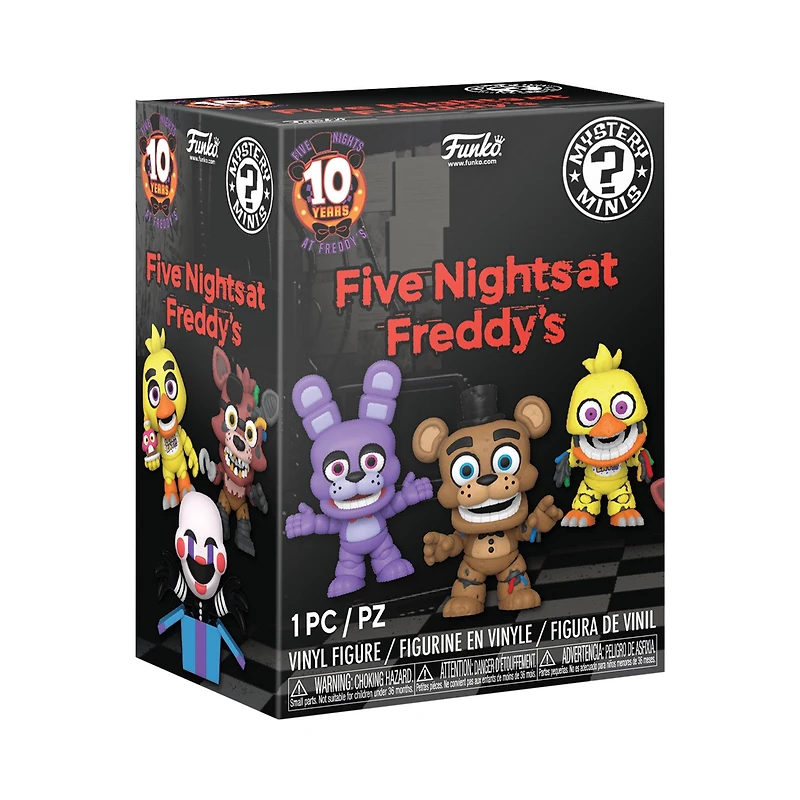 Funko Five Nights at Freddy's 10th Anniversary Mystery Minis Blind Box Mini-Figure (Styles May Vary
