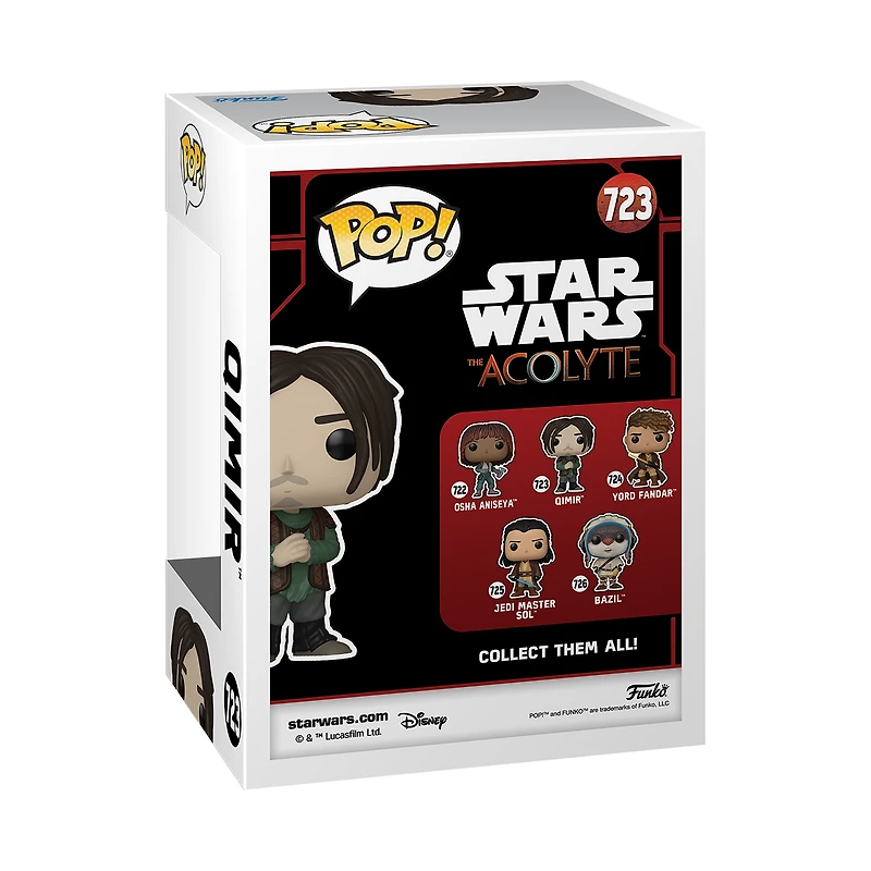 Funko POP! Star Wars: Acolyte Qimir 4.35-in Vinyl Figure