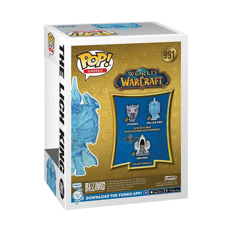 Funko POP! Games: World of Warcraft Lich King 5.25-in Vinyl Figure