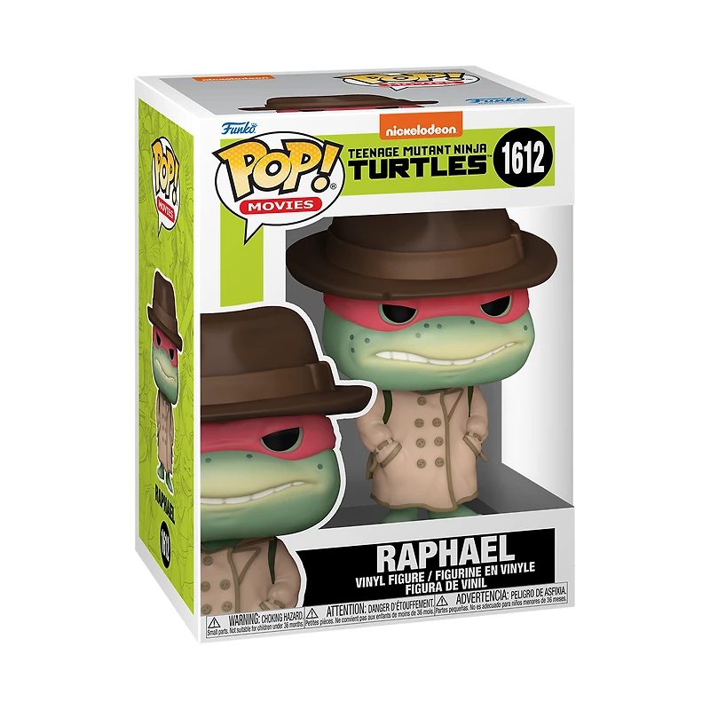 Funko POP! Movies: Teenage Mutant Ninja Turtles Raphael (with Coat and Hat) 4.45-in Vinyl Figure