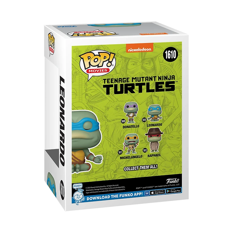 Funko POP! Movies: Teenage Mutant Ninja Turtles Leonardo (Meditating) 3-in Vinyl Figure