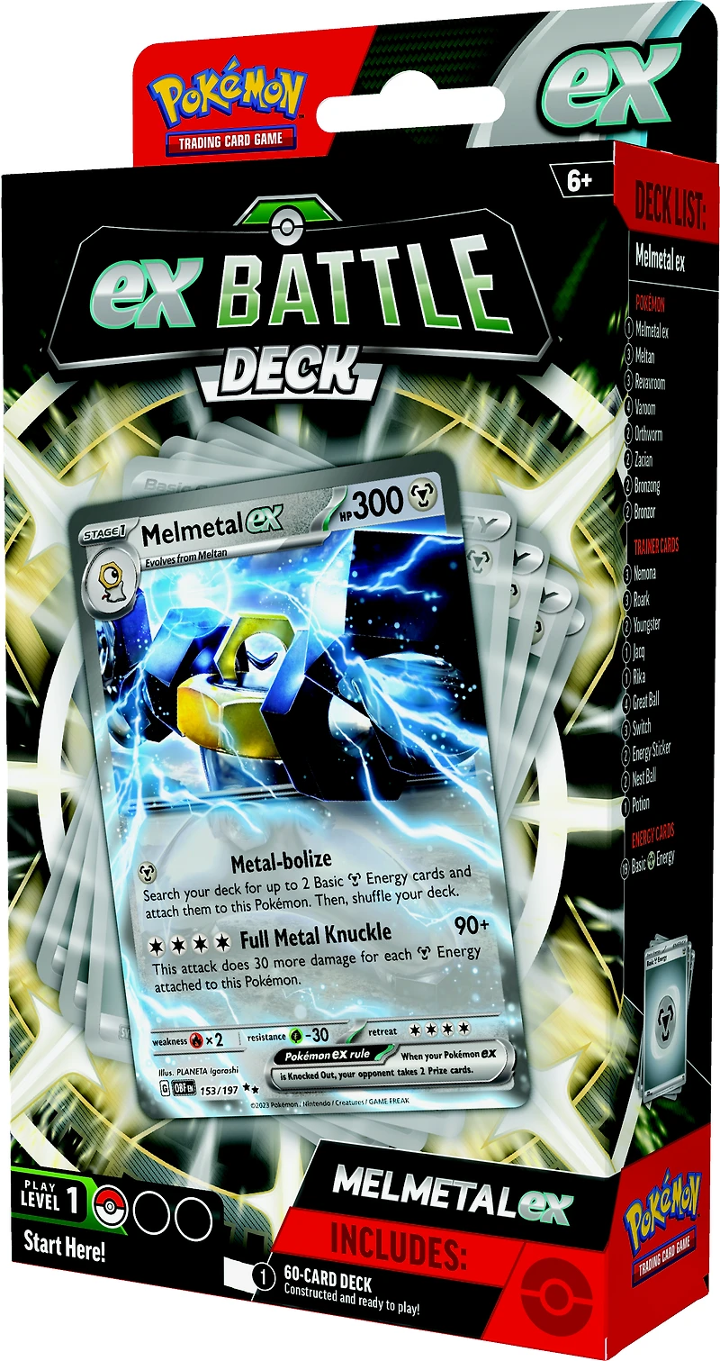 Pokemon Trading Card Game: Melmetal or Houndoom ex Battle Deck (Styles May Vary