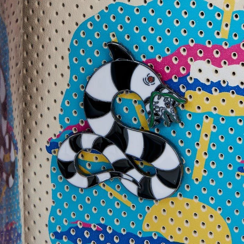 Loungefly Beetlejuice Handbook for the Recently Deceased Pim Trader Backpack