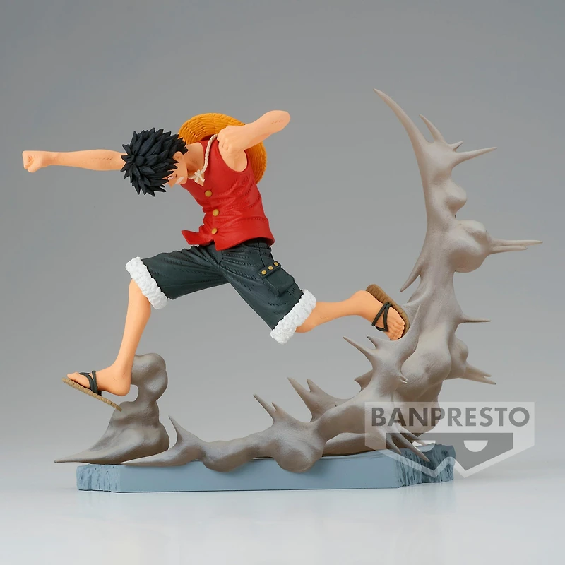 Banpresto One Piece Senkozekkei Monkey D. Luffy 3.15-in Statue