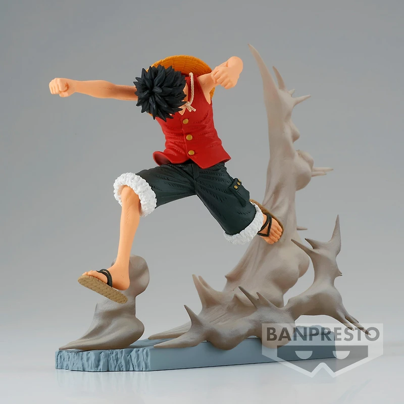 Banpresto One Piece Senkozekkei Monkey D. Luffy 3.15-in Statue