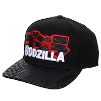 Godzilla Kanji Scaled Brim Snapback Hat