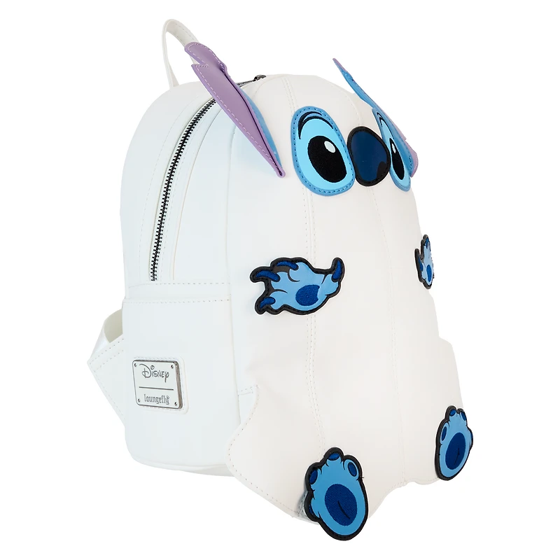 Loungefly Disney Halloween Stitch Ghost Costume Figural Glow Mini Backpack