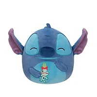 Squishmallows Disney Lilo and Stitch - Stitch Holding Scrump 8-in Little Plush