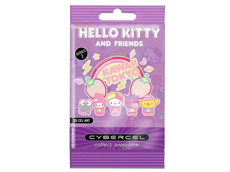 FiGPiN Cybercel Sanrio Hello Kitty and Friends Kawaii Tokyo Trading Card Foil Pack (Series 2