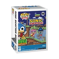 Funko POP! Games: Sonic Ring Scatter Sonic 4.35-in Vinyl Figure