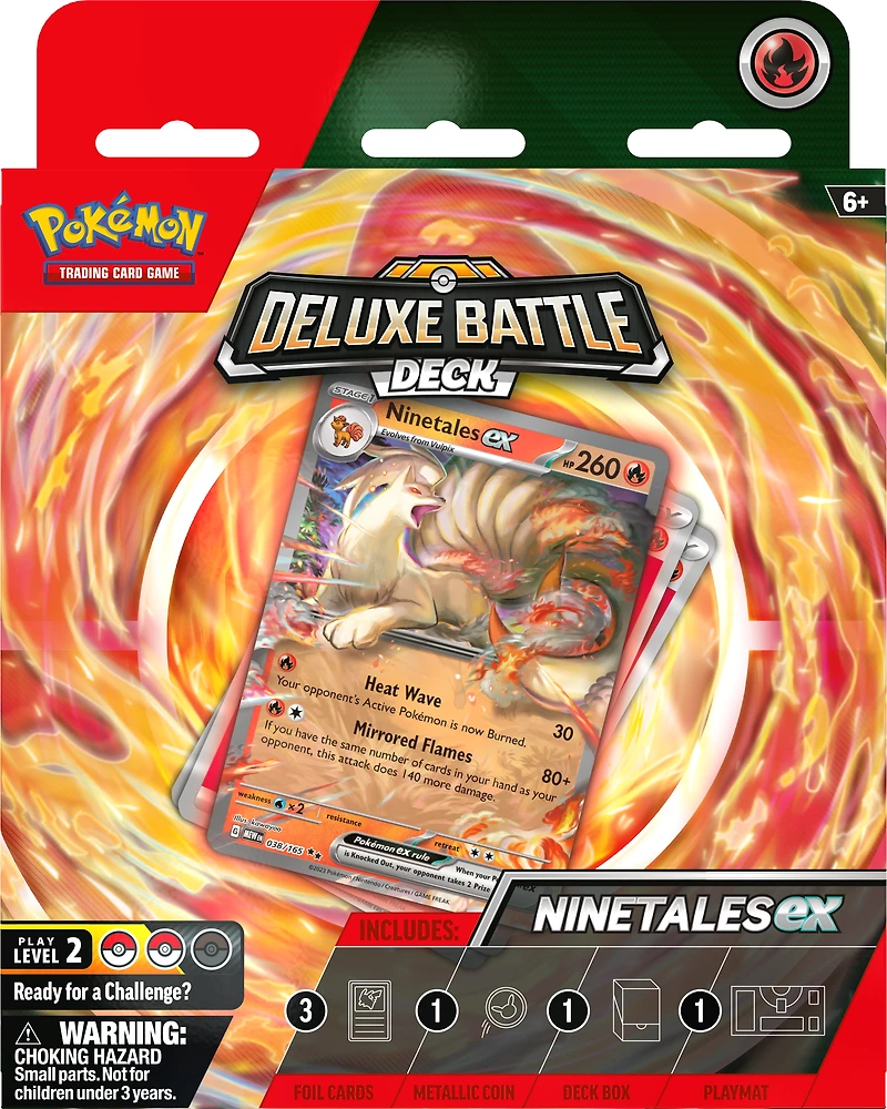 Pokemon Trading Card Game: Ninetales ex OR Zapdos ex Deluxe Battle Deck (Styles May Vary