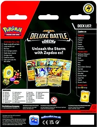 Pokemon Trading Card Game: Ninetales ex OR Zapdos ex Deluxe Battle Deck (Styles May Vary
