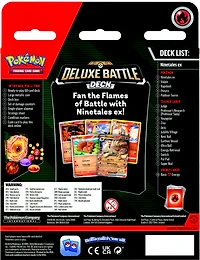 Pokemon Trading Card Game: Ninetales ex OR Zapdos ex Deluxe Battle Deck (Styles May Vary