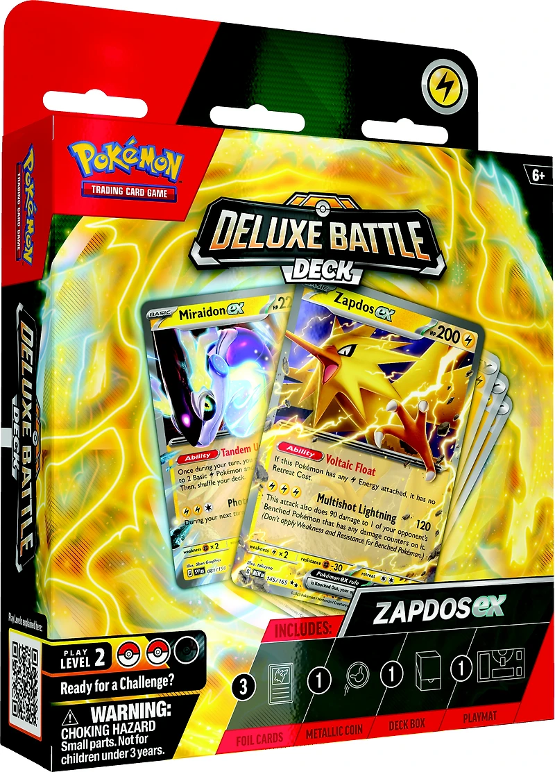 Pokemon Trading Card Game: Ninetales ex OR Zapdos ex Deluxe Battle Deck (Styles May Vary