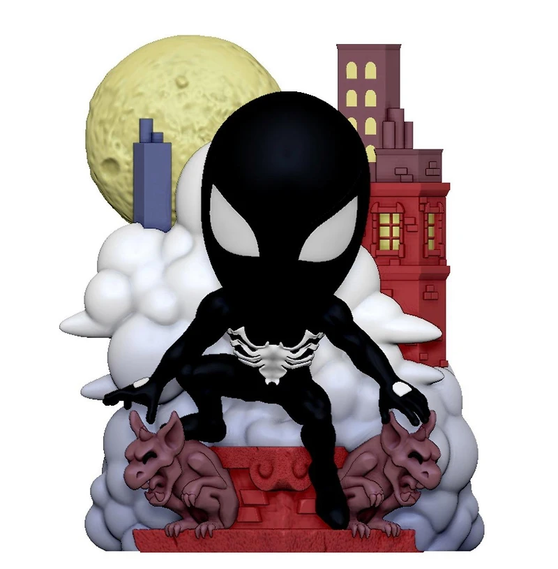 Youtooz Marvel Spider-Man Web of Spider-Man No.1 (Symbiote) 4.8-in Vinyl Figure