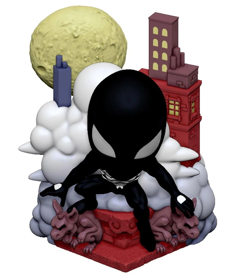 Youtooz Marvel Spider-Man Web of Spider-Man No.1 (Symbiote) 4.8-in Vinyl Figure