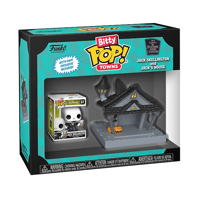 Funko Bitty POP! Town: The Nightmare Before Christmas Jack at Home Vinyl Figure Set