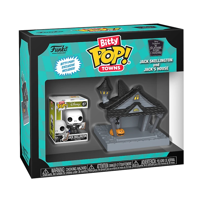 Funko Bitty POP! Town: The Nightmare Before Christmas Jack at Home Vinyl Figure Set