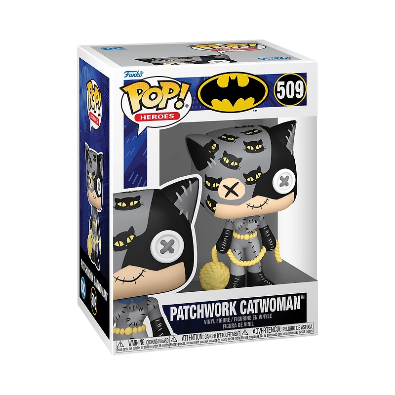 Funko POP! Animation: Batman Patchwork Catwoman​ 3.9-in Vinyl Figure