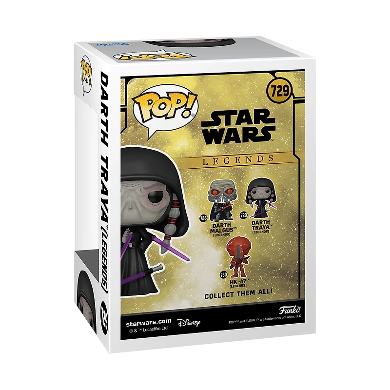 Funko POP! Star Wars: Gaming Greats Darth Traya 4.5-in Vinyl Bobblehead GameStop Exclusive