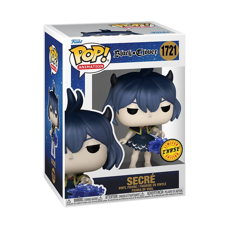 Funko POP! Animation: Black Clover Secré (or Chase) 4.45-in Vinyl Figure
