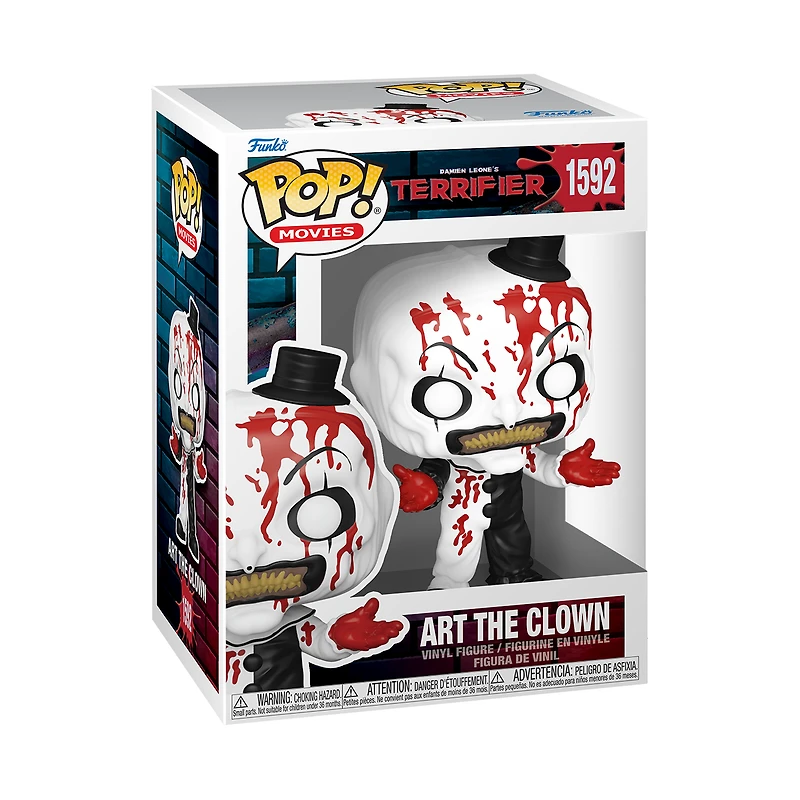 Funko POP! Movies: Terrifier Art the Clown (Bloody) 4.2-in Vinyl Figure