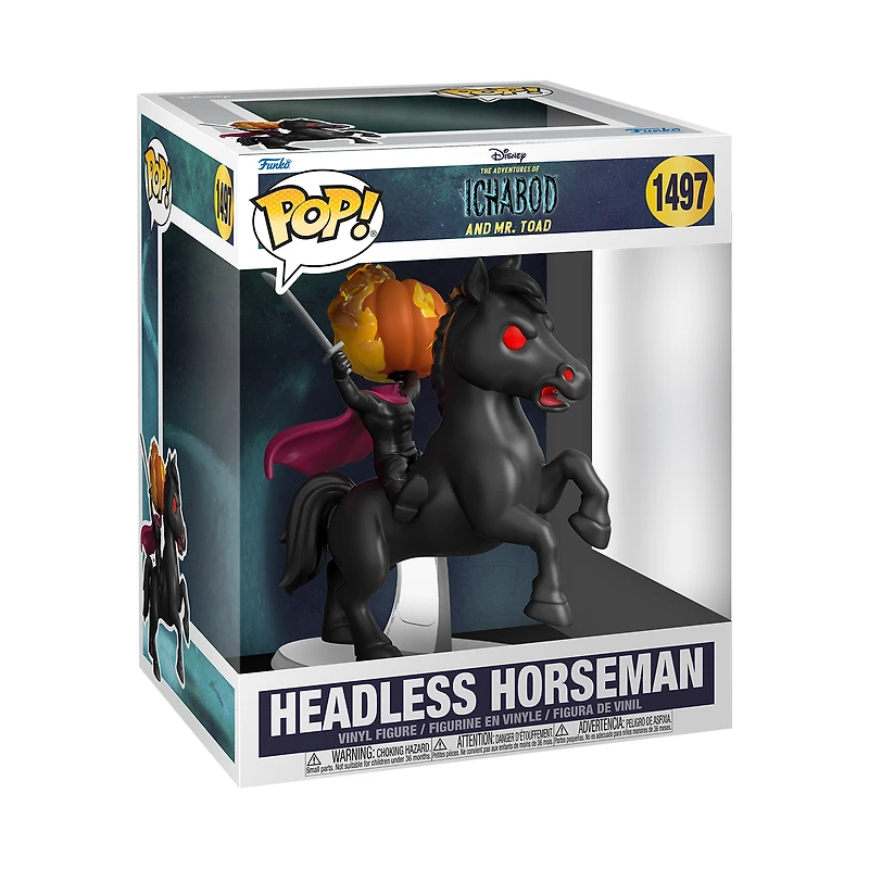 Funko POP! Rides: The Adventures of Ichabod and Mr. Toad Headless Horseman​ 6.25-in Vinyl Figure