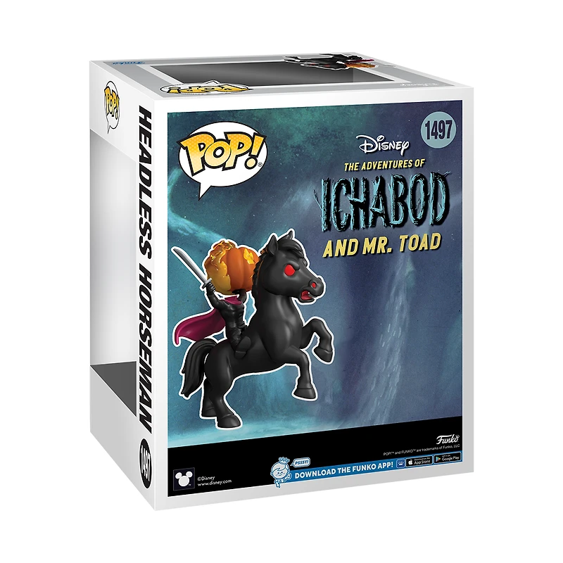 Funko POP! Rides: The Adventures of Ichabod and Mr. Toad Headless Horseman​ 6.25-in Vinyl Figure
