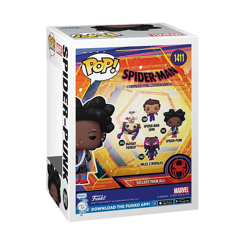 Funko POP! Marvel: Spider-Man: Across The SpiderVerse Spider-Punk 4.95-in Vinyl Figure