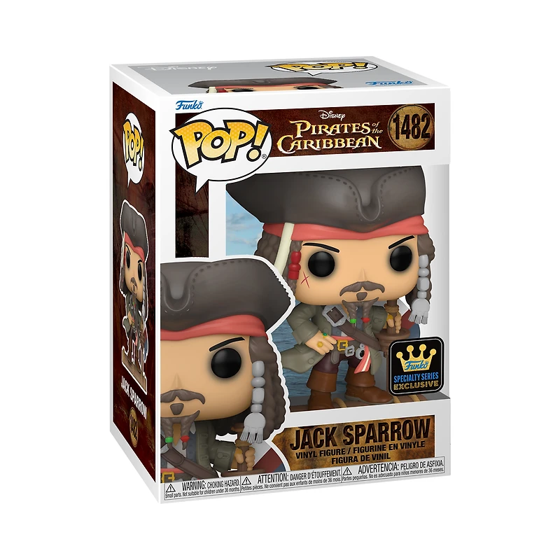 Funko POP! Movies: Pirates of the Carribean Jack Sparrow(opening) 4.3-in Vinyl Figure