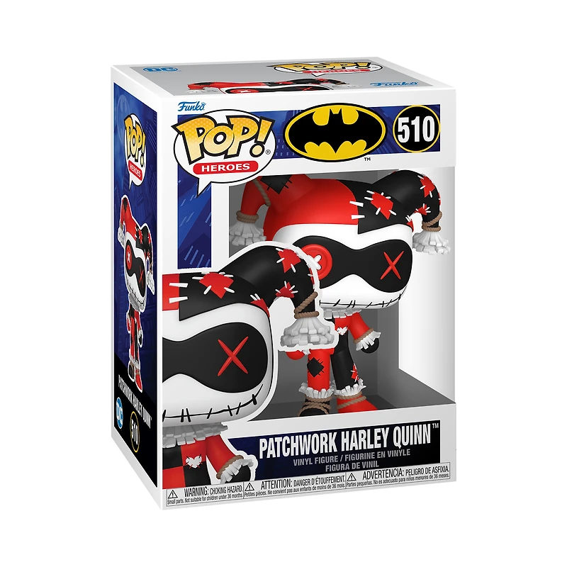 Funko POP! Animation: Batman Patchwork Harley​ Quinn 4.1-in Vinyl Figure