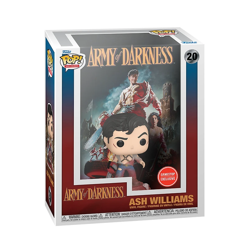 Funko POP! DVD Cover: Army of Darkness Ash Williams 4.35-in Vinyl Figure GameStop Exclusive
