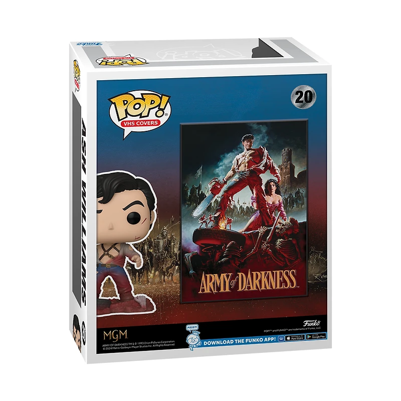 Funko POP! DVD Cover: Army of Darkness Ash Williams 4.35-in Vinyl Figure GameStop Exclusive