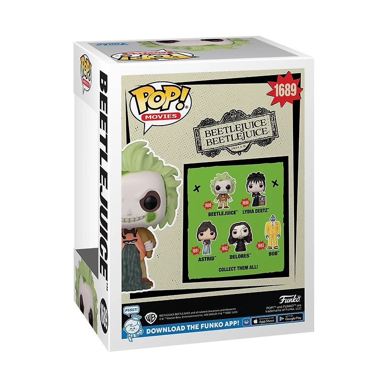 Funko POP! Movies: Beetlejuice 4.6-inches Vinyl Figure