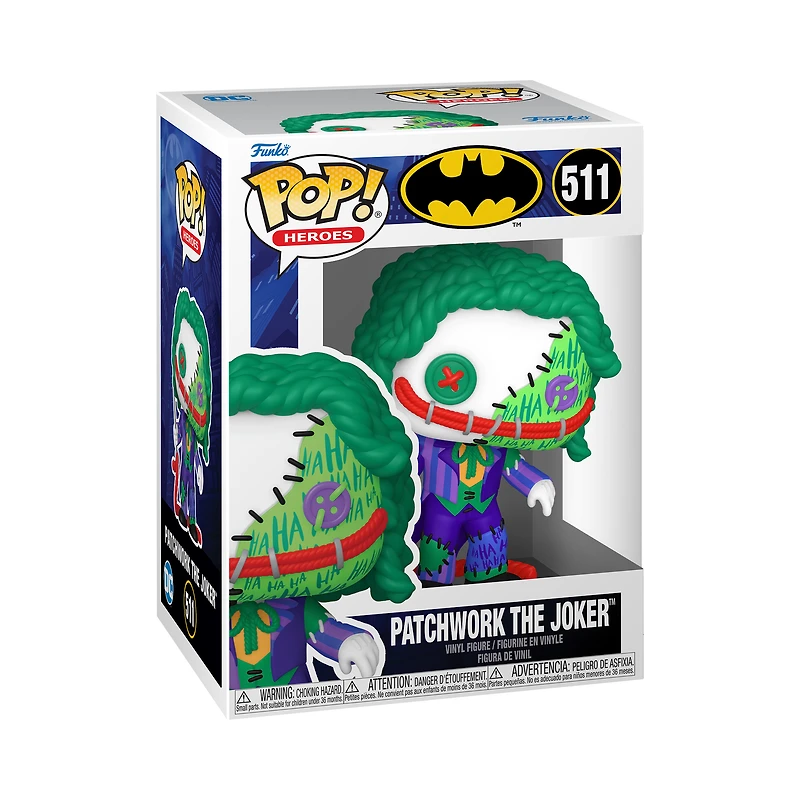 Funko POP! Animation: Batman Patchwork Joker​ 3.95-in Vinyl Figure