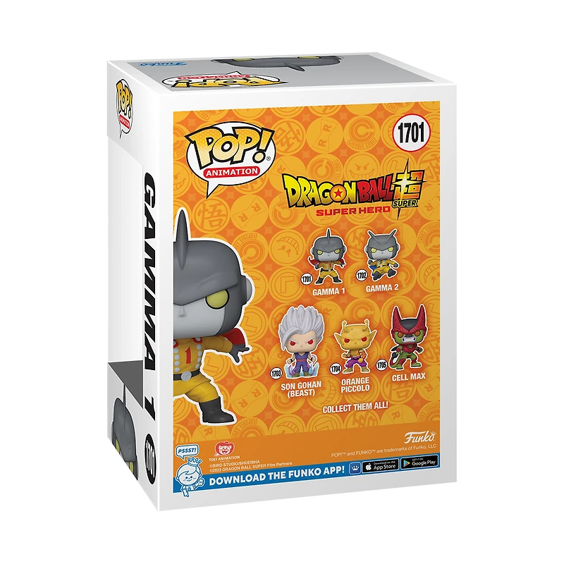 Funko POP! Animation: Dragon Ball Super: Super Hero Gamma 1 4.2-in Vinyl Figure