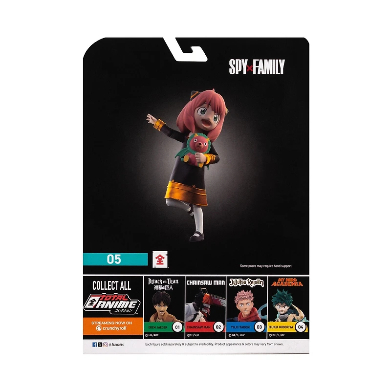 Jazwares Spy Family Anya Forger 6.5-in Action Figure