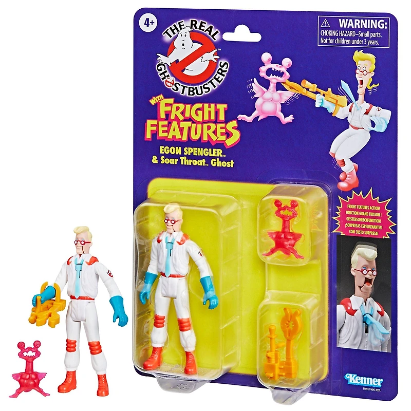 Kenner Classics The Real Ghostbusters Egon Spengler and Soar Throat Ghost Action Figure