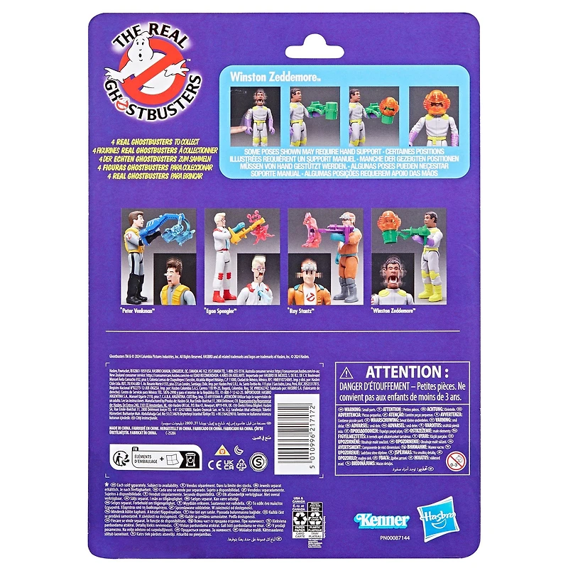 Kenner Classics The Real Ghostbusters Winston Zeddemore and Scream Roller Ghost Action Figure
