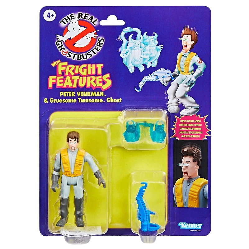 Kenner Classics The Real Ghostbusters Peter Venkman and Gruesome Twosome Ghost Action Figure