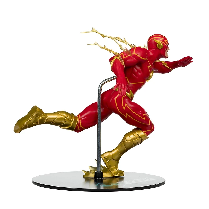 McFarlane Toys DC Direct The Flash 80 Years of The Fastest Man Alive by Jim Lee Gold Label with Jim Lee Autograph 12-in Statue GameStop Exclusive